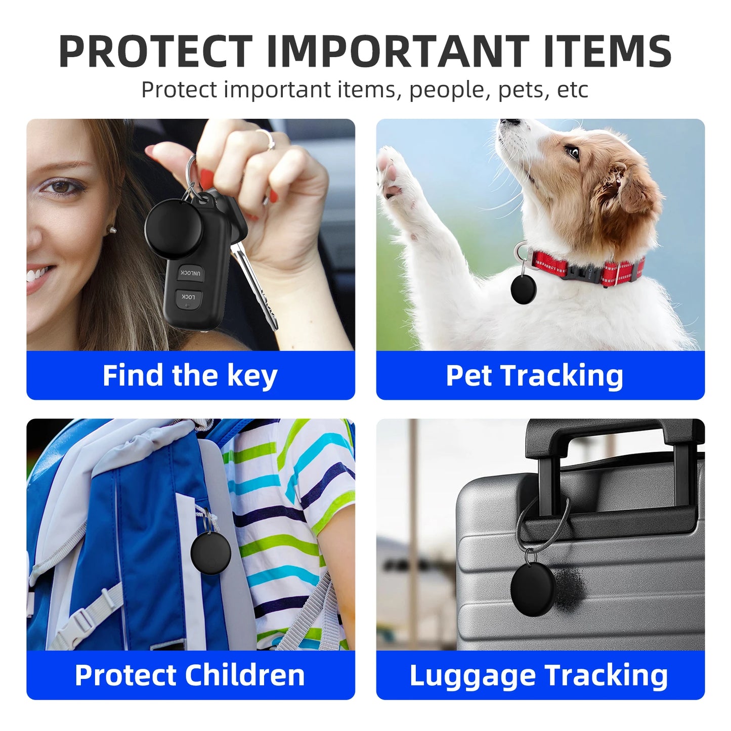 Mini GPS Tracker for Android - Google Find My Locator for Cars and Bicycles - Advanced Security Tracking Device