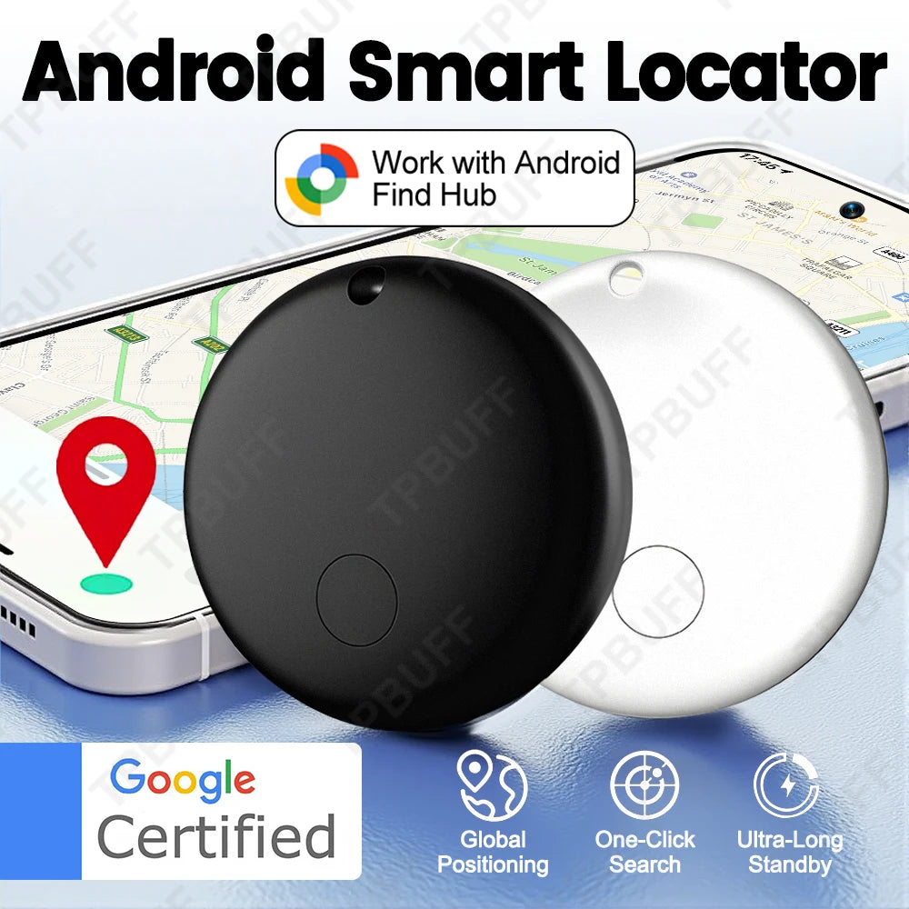 Mini GPS Tracker for Android - Google Find My Locator for Cars and Bicycles - Advanced Security Tracking Device